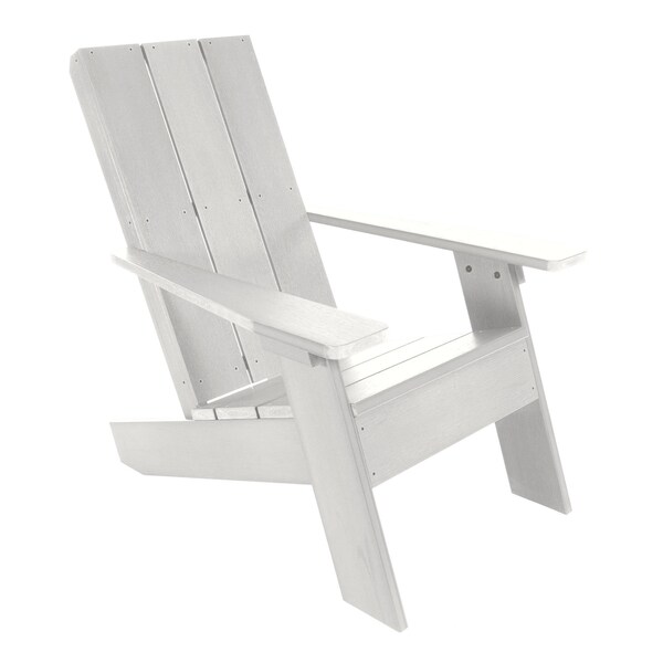 Highwood Usa Modern Adirondack Chair Outdoor Furniture for Patio, Backyard, Garden AD-CHRAD01-WHE - main